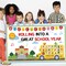 65Pcs Welcome Back to School Bulletin Board Decorations Set - School Bus